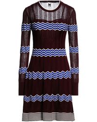 Missoni - Deep Mini Dress Cotton, Wool, Polyester - Lyst
