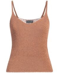 Roberto Collina - Camel Top Cotton, Polyamide - Lyst