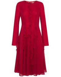 mikael aghal red dress