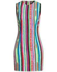 Versace Jeans Couture - Mini Dress Polyester, Elastane - Lyst