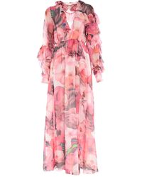 MSGM Vestido largo - Rosa