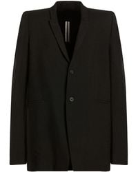 Rick Owens - Blazer Virgin Wool - Lyst