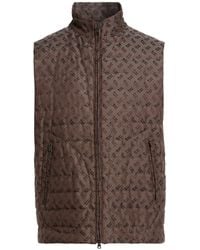 Herno - Taupe Vest Polyester, Cotton - Lyst