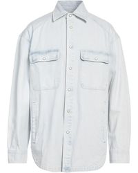 ARMANI EXCHANGE - Denim Shirt Cotton - Lyst