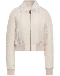 Khrisjoy - Cream Jacket Polyamide, Cotton, Acrylic, Polyester, Elastane - Lyst