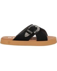 KIANID - Sandals Leather, Textile Fibers - Lyst