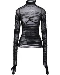 Mugler - Top Polyamide, Elastane - Lyst