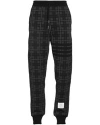 Thom Browne - Charcoal Pants Cotton, Elastane, Polyamide - Lyst