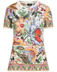 Etro - T-Shirt Cotton - Lyst