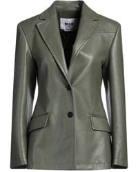 MSGM - Blazer Polyester, Elastane - Lyst
