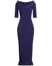 Philosophy Di Lorenzo Serafini - Midi Dress Viscose, Polyamide - Lyst