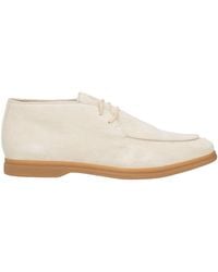 Eleventy - Ivory Ankle Boots Leather - Lyst