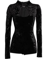 Versace Jeans Couture - Bodysuit Polyester, Elastane - Lyst