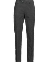 Barbati - Charcoal Pants Polyester, Viscose, Wool, Elastane - Lyst