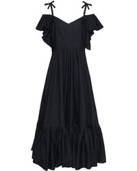 Alberta Ferretti Vestido largo - Negro