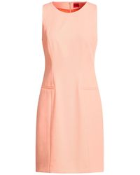 HUGO - Mini Dress Polyester, Viscose, Elastane - Lyst