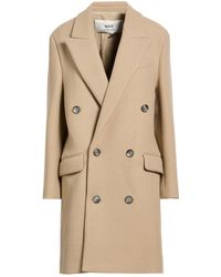 Ami Paris - Sand Coat Virgin Wool - Lyst