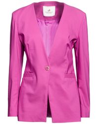Compagnia Italiana - Blazer Cotton, Polyester, Rubber - Lyst