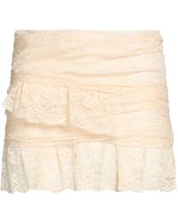 Aniye By - Ivory Mini Skirt Polyamide - Lyst