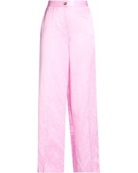 Pinko - Pants Viscose, Linen, Cotton - Lyst
