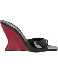 Evangelie Smyrniotaki x Sergio Rossi - Sandals Leather - Lyst