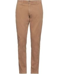 Daniele Alessandrini - Camel Pants Cotton, Elastane - Lyst