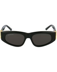 Balenciaga Sonnenbrille mit D-Gestell - Schwarz