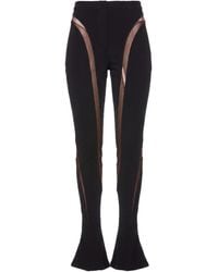 Mugler - Pants Viscose, Elastane, Polyamide - Lyst