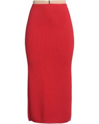 Calvin Klein - Rib Knit Skirt - Lyst