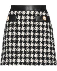 Moschino - Mini Skirt Virgin Wool, Cotton, Polyamide, Polyester, Polyurethane Resin - Lyst