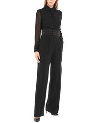 Max Mara Casual Cotton Denim Playsuit in Blue Womens Jumpsuits and rompers Max Mara Jumpsuits and rompers Black 
