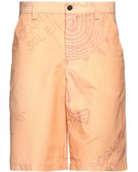 Jacquemus - Logo-Print Straight-Leg Cotton-Canvas Shorts - Lyst