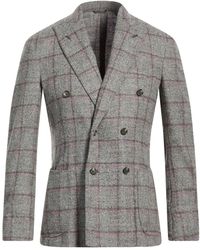 GABO Napoli - Blazer Alpaca Wool, Wool, Polyamide - Lyst