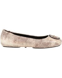 Tory Burch - Cream Ballet Flats Goat Skin - Lyst