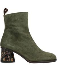 Maliparmi - Military Ankle Boots Leather - Lyst