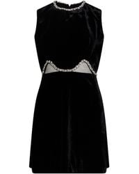 Sandro - Mini Dress Viscose, Polyamide - Lyst