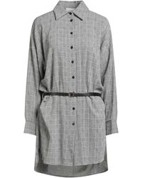 Haveone - Mini Dress Cotton, Polyester, Viscose - Lyst