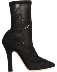 Dolce & Gabbana - Ankle Boots Textile Fibers - Lyst