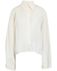 MM6 by Maison Margiela - Ivory Shirt Cotton - Lyst