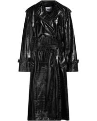 MSGM - Overcoat & Trench Coat Polyester - Lyst