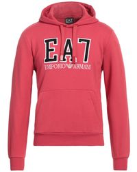 EA7 - Sweatshirt Cotton, Polyester, Elastane - Lyst