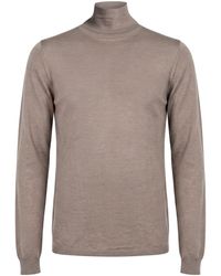 Rick Owens - Khaki Turtleneck Virgin Wool - Lyst
