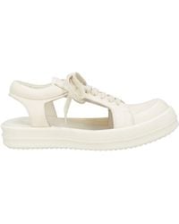 Rick Owens - Cream Sneakers Leather - Lyst