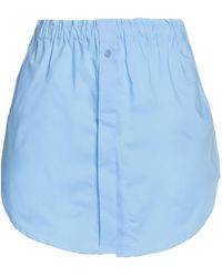SOLOTRE - Mini Skirt Cotton - Lyst