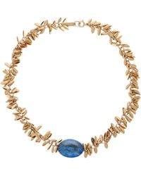 Isabel Marant - Necklace Brass, Stone, Tin - Lyst