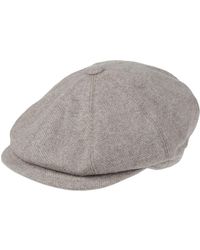 Tagliatore - Taupe Hat Virgin Wool - Lyst