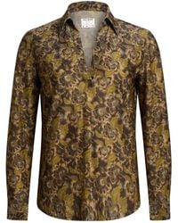 Caliban - Dark Top Polyester, Metallic Polyester, Polyamide, Elastane - Lyst