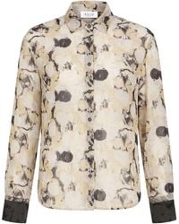 Aviu - Khaki Shirt Polyester - Lyst
