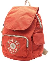 kipling orange backpack