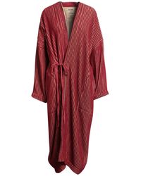 Uma Wang - Overcoat & Trench Coat Wool, Cotton, Polyamide - Lyst